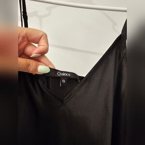 Quince 100% Silk Slip Dress